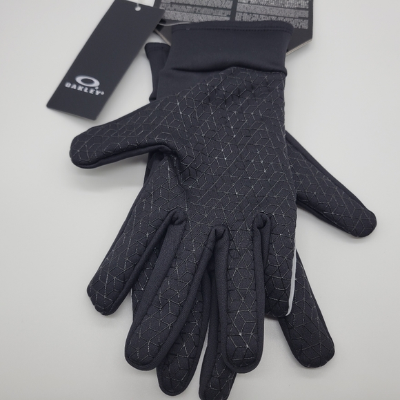 Oakley Fleece Gloves NWT M Black - Picture 5 of 6